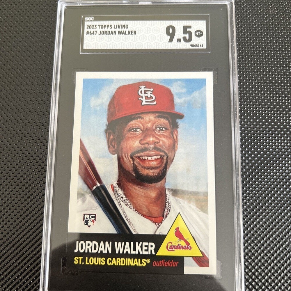 2023 Topps Living Jordan Walker RC SGC 9.5 Cardinals Low Pop